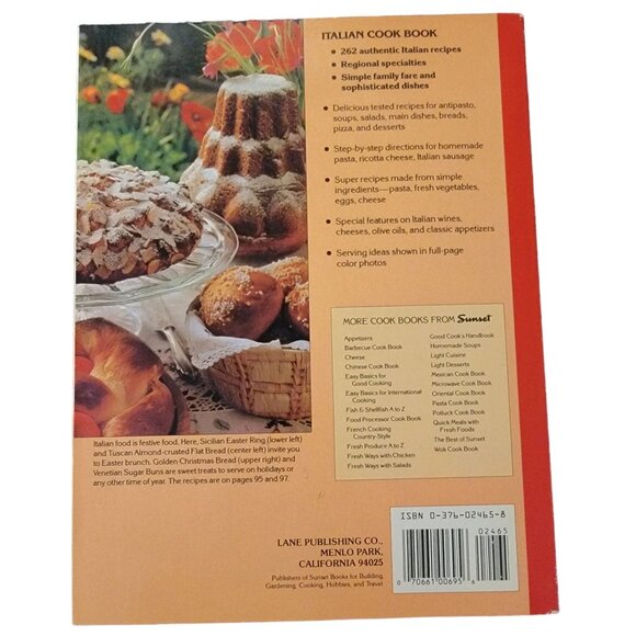 Vintage 80s Cookbook Lot Chinese Italian Work Cook Book Food Recipe Home Kitchen - Picture 3 of 13